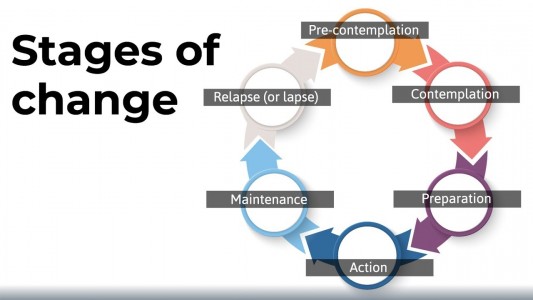 The stages of change model