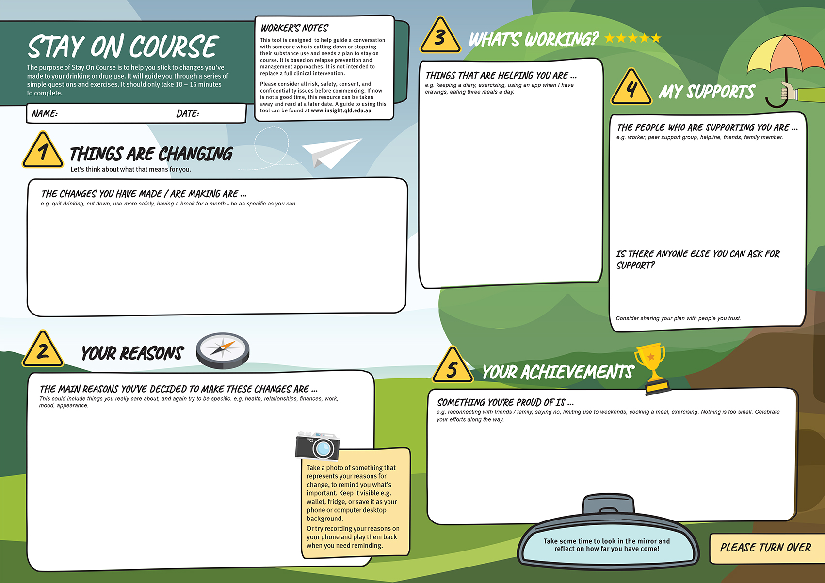 Stay On Course - Relapse Prevention Tool